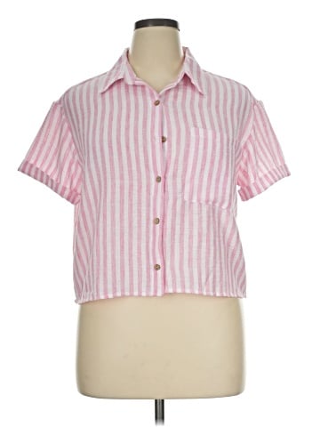 No Comment Short Sleeve Blouse (view 1)