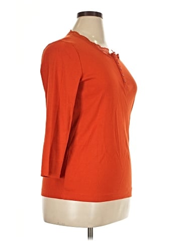 Jones New York Signature 3/4 Sleeve Top (view 2)