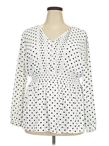 Torrid 3/4 Sleeve Blouse (view 1)
