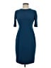 Harper Rose Solid Blue Cocktail Dress Size 4 (petite) - photo 1