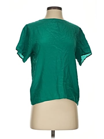 Anna and Frank Short Sleeve Silk Top (view 1)