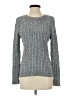 Karen Scott 100% Cotton Tweed Gray Pullover Sweater Size S - photo 1