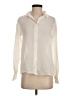 Massimo Dutti Ivory Long Sleeve Blouse Size 4 - photo 1