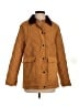 Unbranded 100% Polyester Solid Brown Coat Size S - photo 1