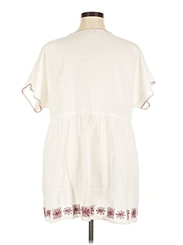 Madewell Embroidered Dobby Cover-Up Mini Dress (view 2)