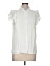CeCe Ivory Short Sleeve Blouse Size M - photo 1