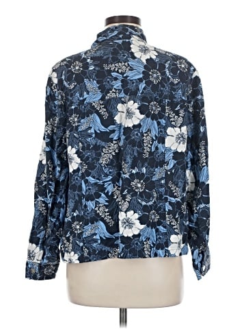 Evan Picone Long Sleeve Button-Down Shirt (view 2)
