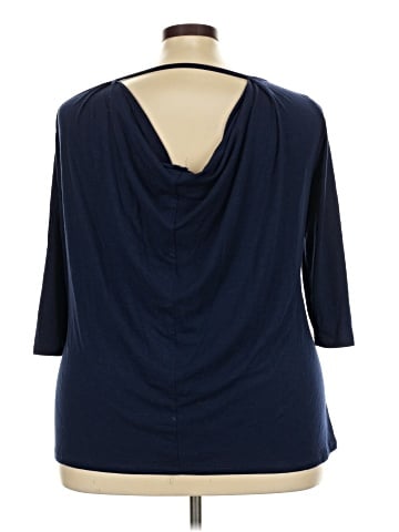 Lane Bryant Outlet 3/4 Sleeve T-Shirt (view 2)