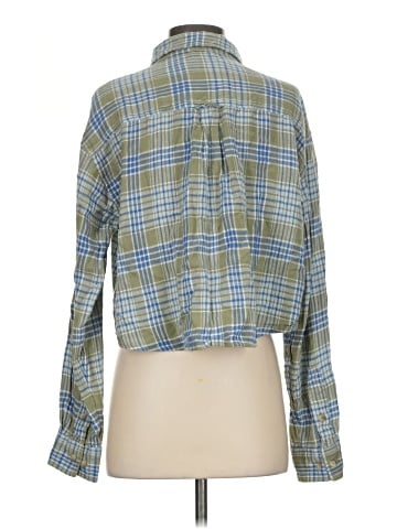 American Eagle Outfitters Long Sleeve Button-Down Shirt (view 2)