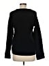 Ann Taylor Black Pullover Sweater Size Med Petite - photo 2