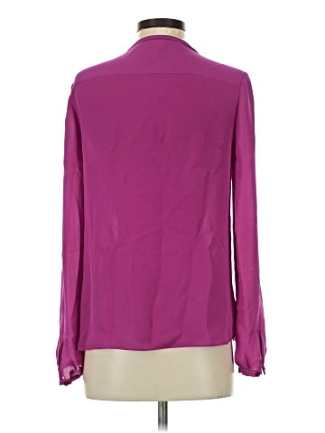 Diane von Furstenberg Long Sleeve Silk Top (view 2)