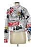 Forever 21 Print Silver Jacket Size M - photo 2