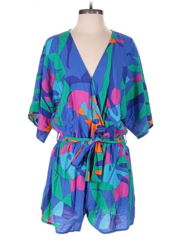 Pre-owned Cupshe Romper In Blue