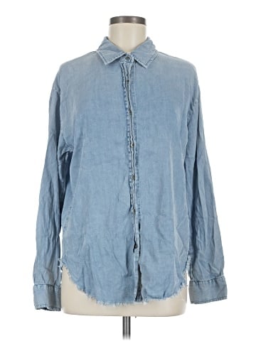 Hem & Thread Long Sleeve Button-Down Shirt (view 1)