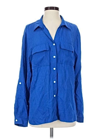 Unbranded Long Sleeve Button-Down Shirt (view 1)