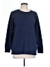 Lands' End Marled Blue Pullover Sweater Size L (petite) - photo 1