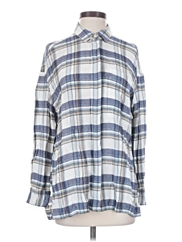 BDG Long Sleeve Button-Down Shirt (view 1)