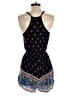 Xhilaration 100% Rayon Paisley Black Romper Size S - photo 2