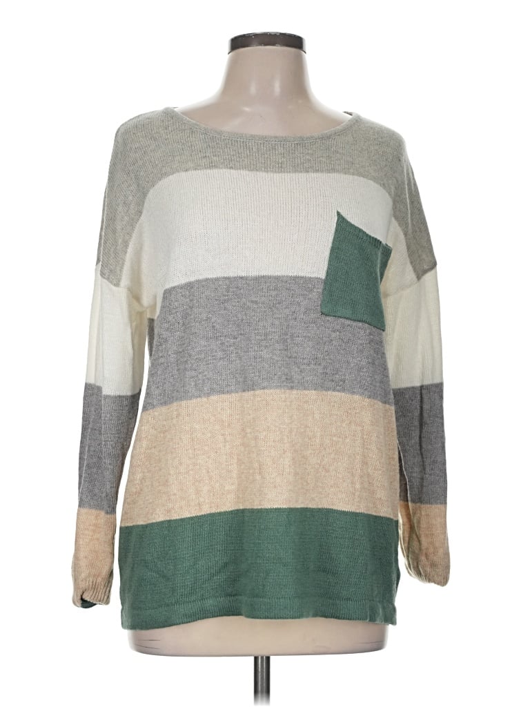 Pre-owned Entro Pullover Sweater In Green