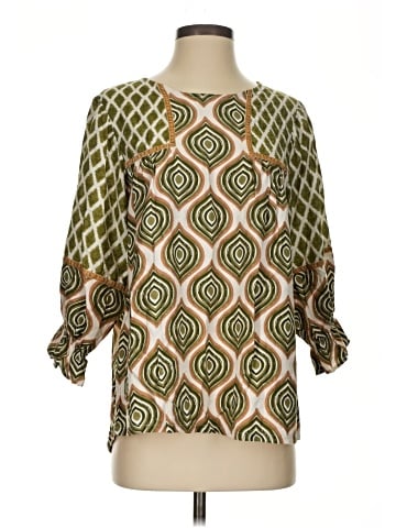 Umgee 3/4 Sleeve Blouse (view 1)