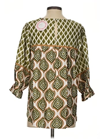 Umgee 3/4 Sleeve Blouse (view 2)
