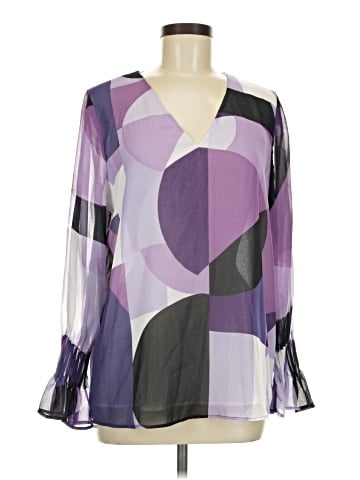 Calvin Klein Long Sleeve Blouse (view 1)