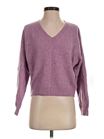 Crush Cashmere Pullover Sweater (view 1)