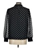 J.Crew 100% Polyester Polka Dots Black Long Sleeve Blouse Size M - photo 2