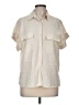 Max Studio Ivory Short Sleeve Blouse Size M - photo 1