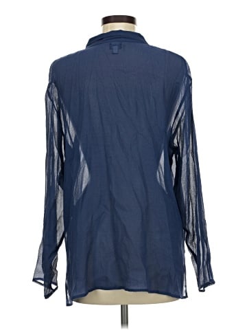 Eileen Fisher Long Sleeve Silk Top (view 2)