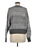 Splendid Metallic Gray Pullover Sweater Size M - photo 2