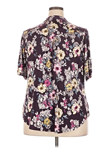 Perseption Concept Short Sleeve Blouse (view 2)
