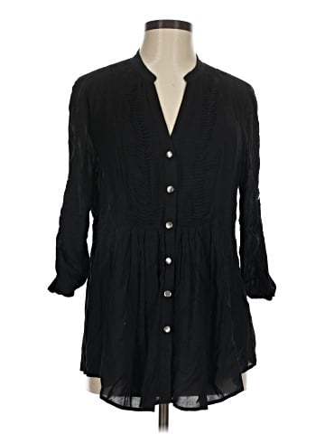 Spense 3/4 Sleeve Button-Down Shirt (view 1)