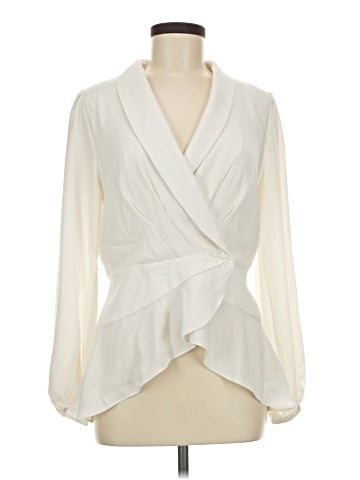 BCBGMAXAZRIA Long Sleeve Blouse (view 1)