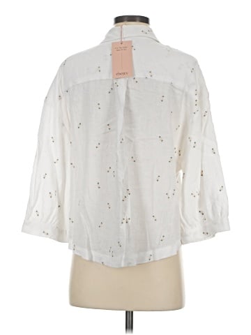 Eberjey 3/4 Sleeve Button-Down Shirt (view 2)
