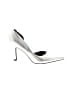 ABound Metallic Silver Heels Size 8 1/2 - photo 1