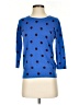 Boden 100% Wool Polka Dots Blue Wool Pullover Sweater Size 4 - photo 1