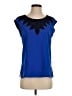 Brixon Ivy 100% Polyester Blue Sleeveless Blouse Size S - photo 1