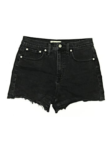 Madewell High-Rise Denim Shorts in Lunar Wash (view 1)