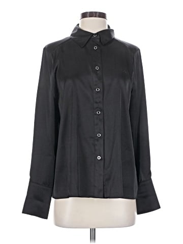 Topshop Long Sleeve Blouse (view 1)