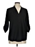 Calvin Klein Black 3/4 Sleeve Blouse Size M - photo 1
