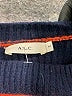 A.L.C. 100% Wool Stripes Red Wool Pullover Sweater Size M - photo 7