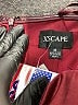 Xscape 100% Polyester Red Burgundy Cocktail Dress Size 8 - photo 7