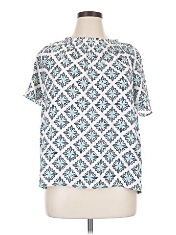 Ann Taylor Factory Short Sleeve Blouse (view 1)