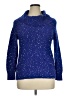 Ruby Rd. Stars Blue Turtleneck Sweater Size XL Petite - photo 1