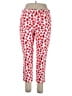 Rafaella Hearts Red Casual Pants Size 14 - photo 1
