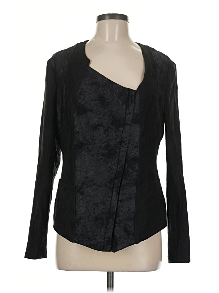 Pre-owned Dkny Jeans Long Sleeve Blouse In Black