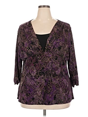 Coldwater Creek 3/4 Sleeve Blouse (view 1)