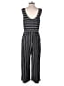 Xhilaration Stripes Silver Jumpsuit Size M - photo 2