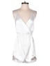 TOBI 100% Polyester Metallic Silver Romper Size S - photo 1